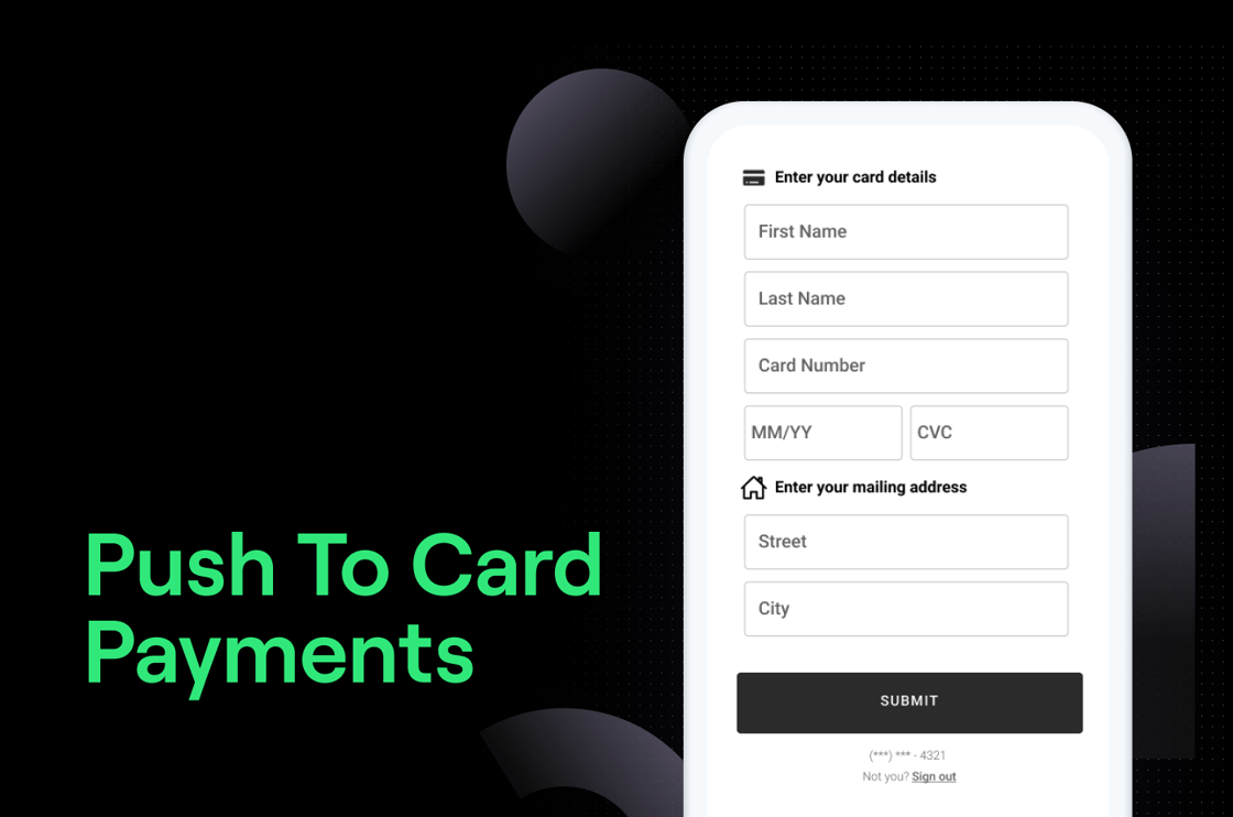 Push to Card Payments updated